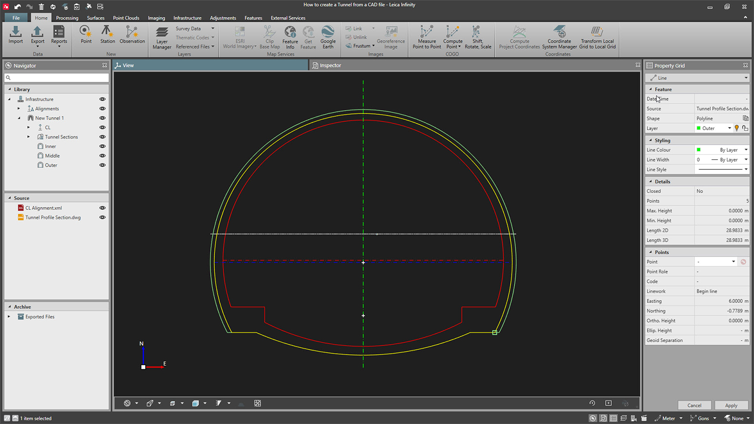 Leica Infinity Tunnelling Blog